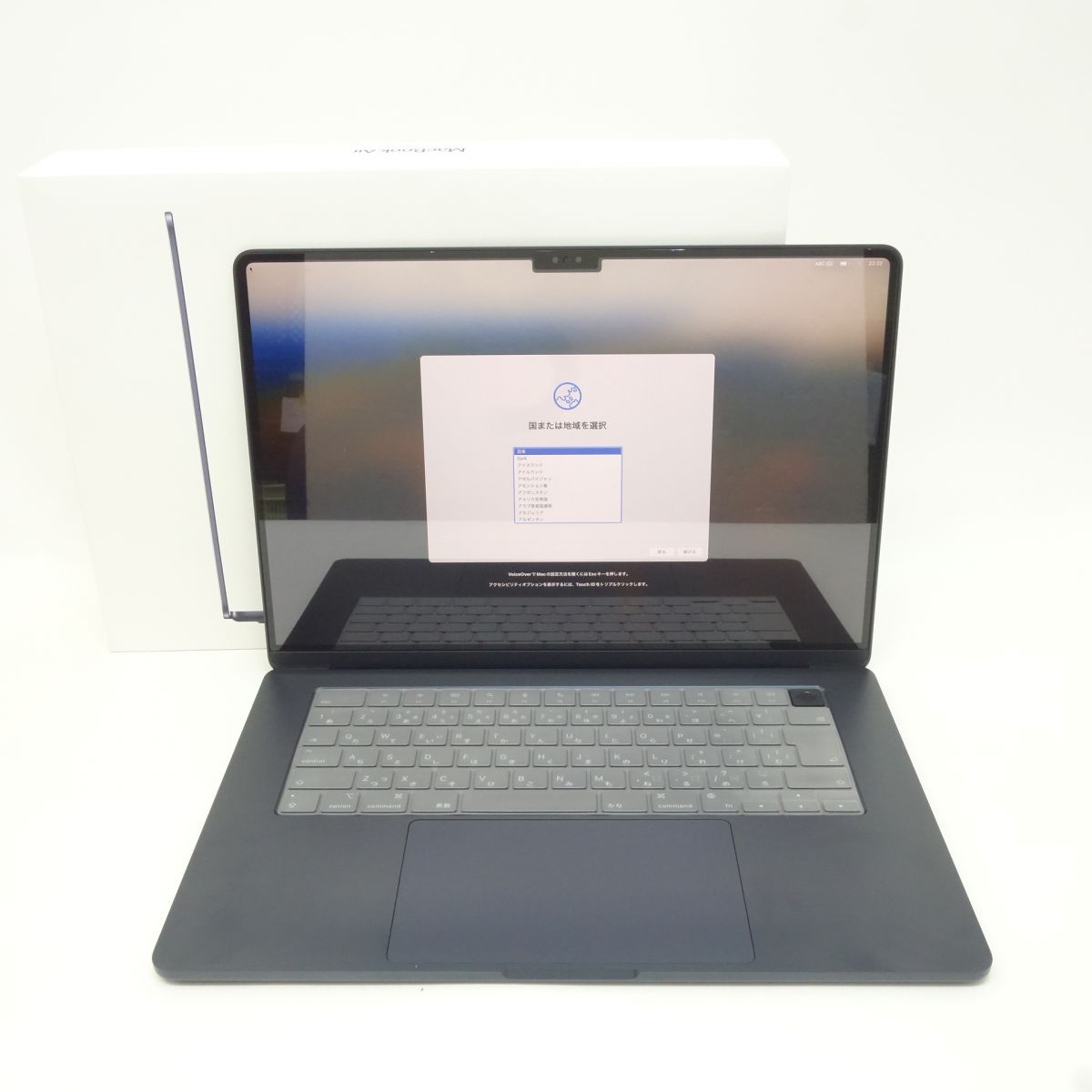 Apple MacBook Air 15インチ M2 2023 MQKW3J/A ミッドナイト 【充放電：5回】 ※中古