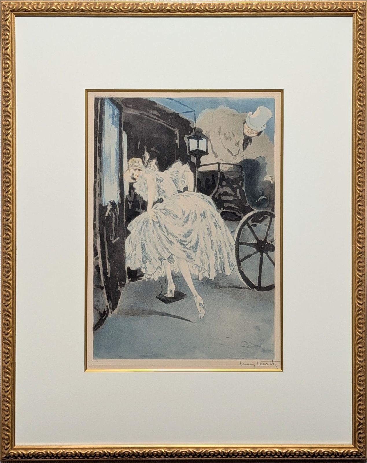 真作 ルイ イカール ご出発 直筆サイン