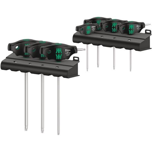 WERA ヴェラ 7本組 T型 レンチセット ラック付き トルクスドライバー 023452 工具 ツール DIY 作業工具 道具