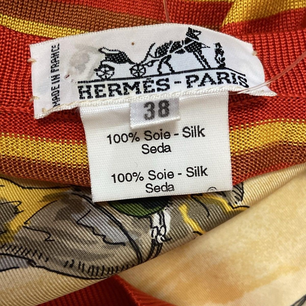 HERMES(エルメス) カーディガン サイズ38 M レディース - レッド