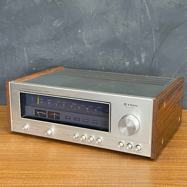 TRIO KT-7007 美品 動作保証品 AM FM チューナー 動作保証 TRIO KT-7007 FM/AM ステレオチューナー 【中古】 トリオ