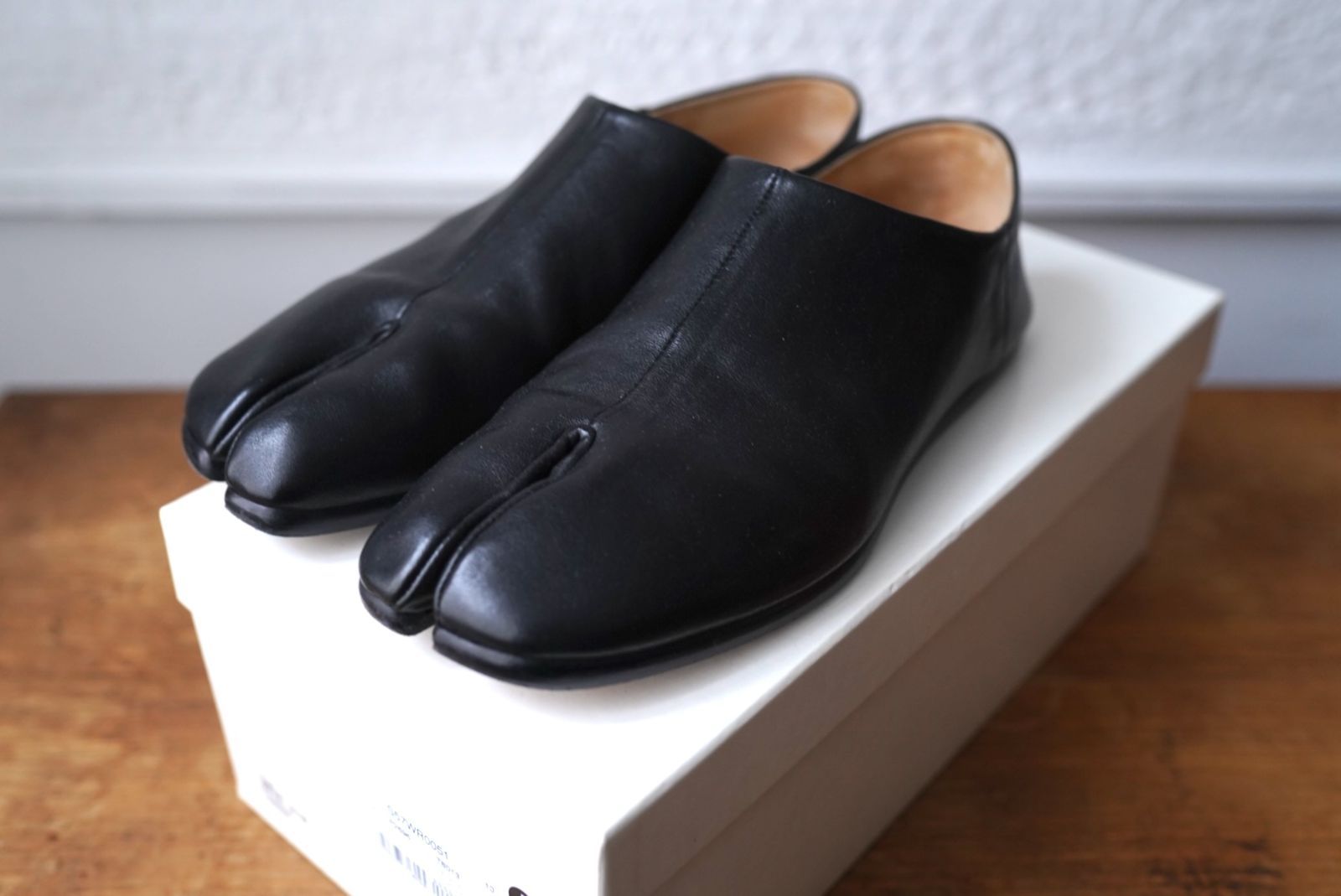 19AW 足袋レザースリッポン レザーシューズ | Maison Margiela メゾンマルジェラ