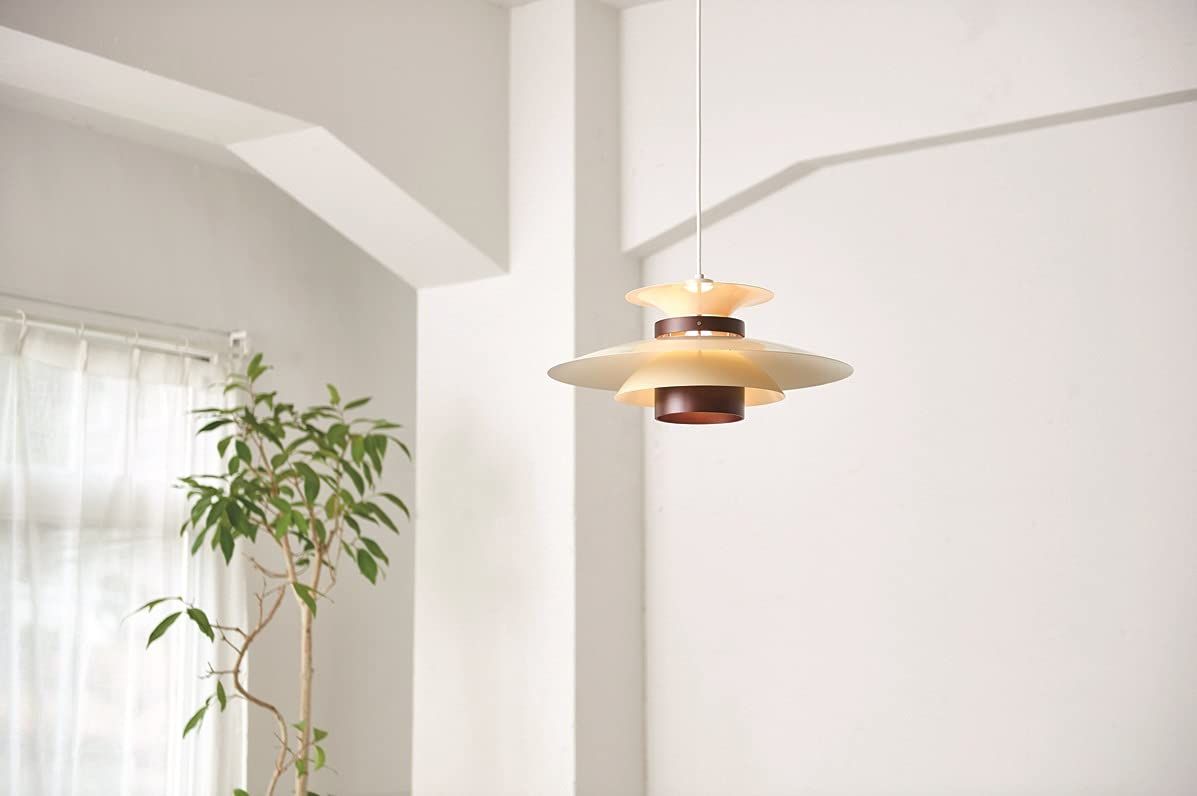 インターフォルム ペンダントライト LT-7441BN メルチェロ ブラウン アイボリー 白熱球付 北欧 ウッド
