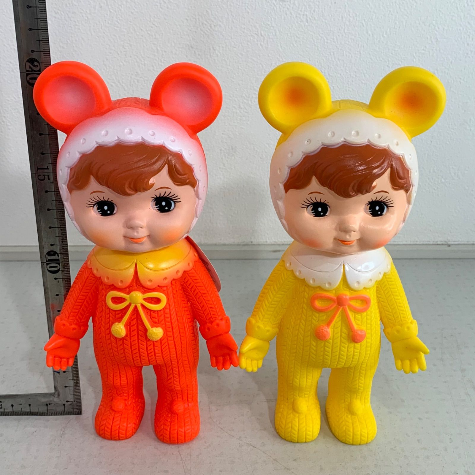 美品】なかよしチャーミーちゃん セット ソフビ フィギュア 人形 昭和 