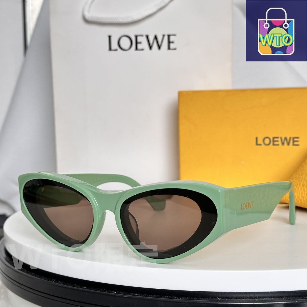 LOEWE サングラス 未来的】LOEWEロエベ シールド べっ甲アセテート サングラス