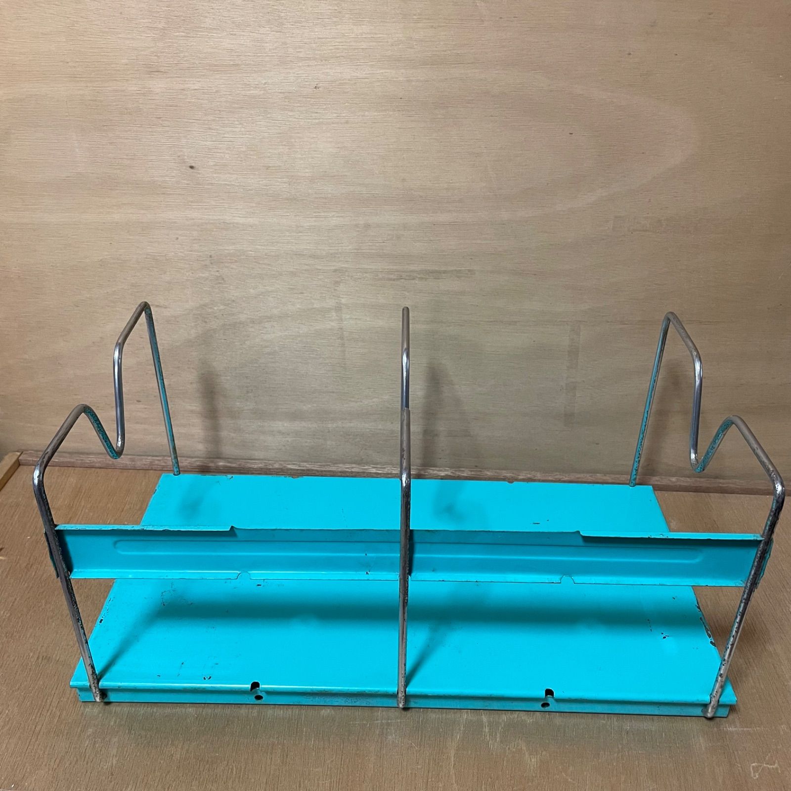 レトロ本立て、スチール本立て、ビンテージ本立て、レトロスチール本立て