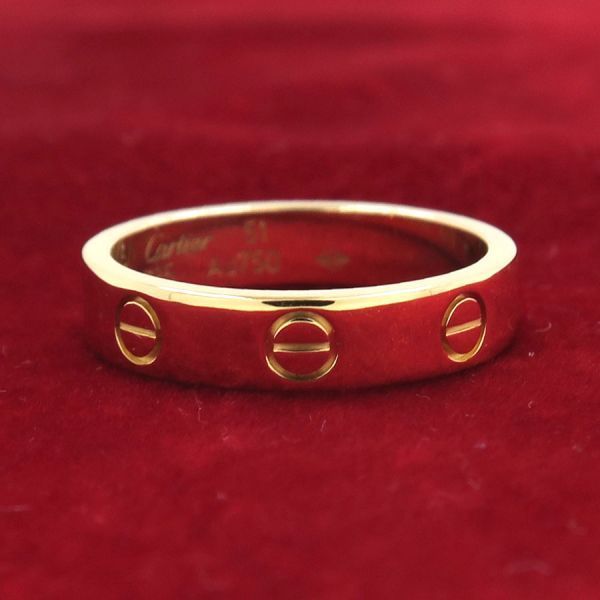 カルティエ ミニラブリング#51(日本サイズ10.5号近辺) 【無料ギフト  