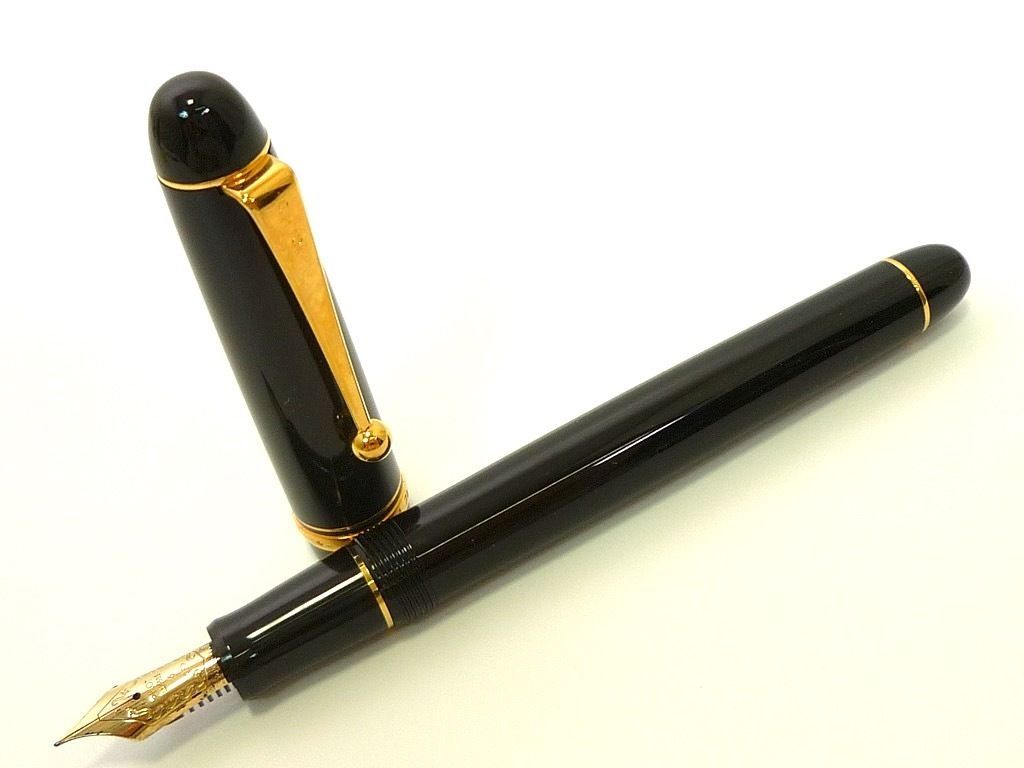 14金 パイロット PILOT 万年筆 14K CUSTOM 74 カスタム 585 5 (F) 細字