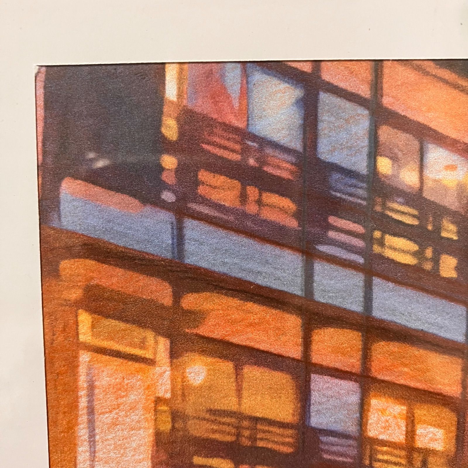 ジブリアート14 千と千尋の神隠しより「銀山温泉」額装品 額縁寸法