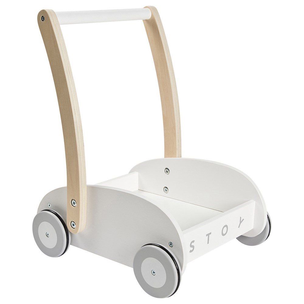 最終値下げ　STOY Baby Walker White ストイ　木製　手押し車