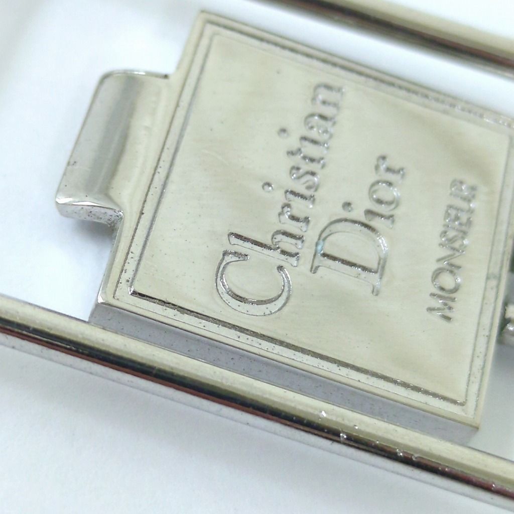 Dior マネークリップ シルバー クリスチャンディオール マネークリップ シルバーカラー - メルカリ