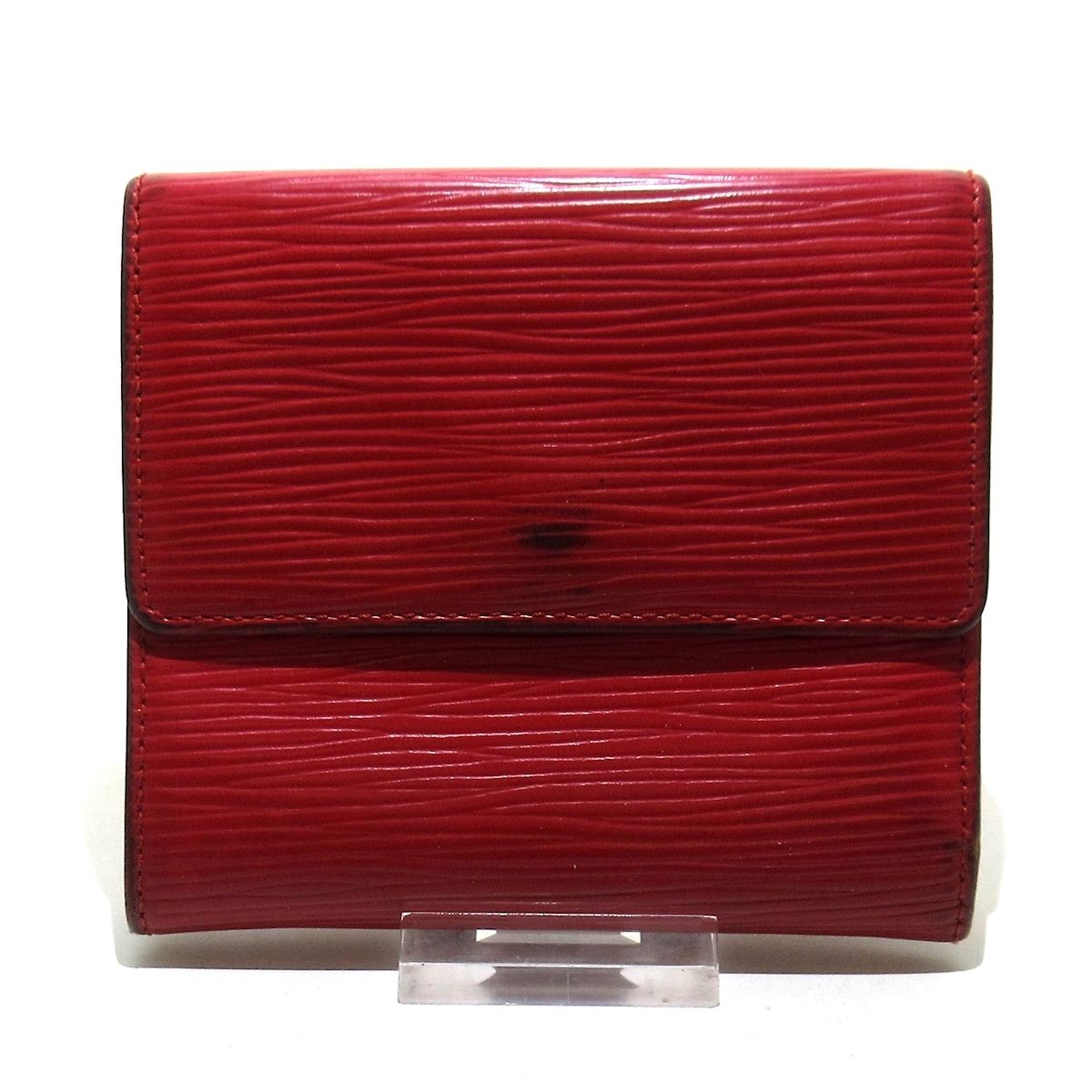 Louis Vuitton ルイヴィトン　エピ　ポルトモネビエ　カルトクレディ LOUIS VUITTON Folding Wallet Brown PVC W hook monogram