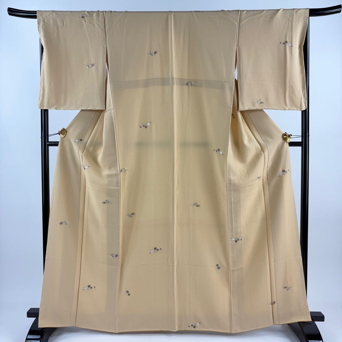 裏側の生地～白色に茶色～2色～着丈114裄丈64袖丈52Cm～正絹道行きコート 楽天市場】白 無地（種類（着物）羽織）（着物｜和服