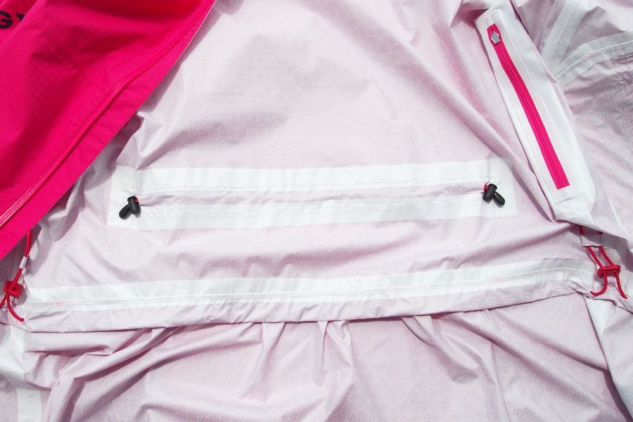 未使用 サイズ2 パーリーゲイツ レインウェア 半袖・長袖2ウェイ