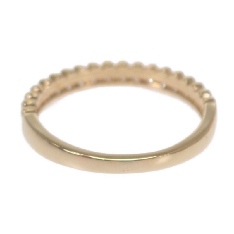 デザインジュエリー ハーフ リング 指輪 K18YG イエローゴールド 12号  