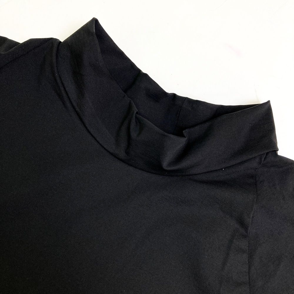 SLDO. ブラック ハイネック 半袖シャツ サイズ： SLDO. エスルド ハイネック 半袖Tシャツ ブラック系