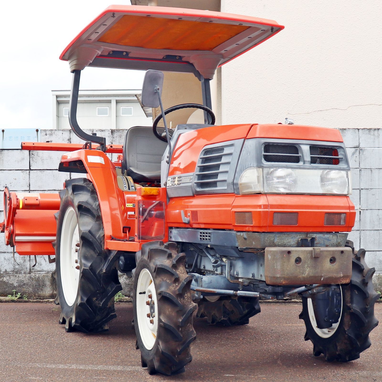 新潟発 クボタ トラクター GL240 RL7G ロータリーセット 24馬力 約1700