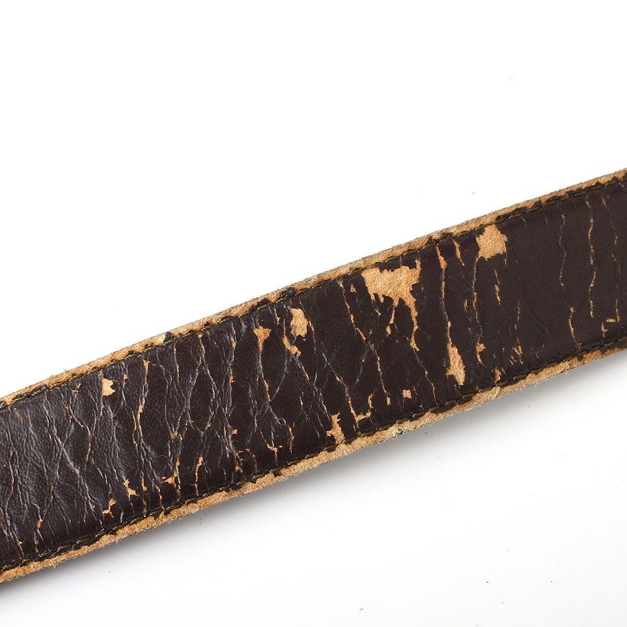 M28272 GUCCI グッチ GG バックル ベルト ブラック×ゴールド×シルバー