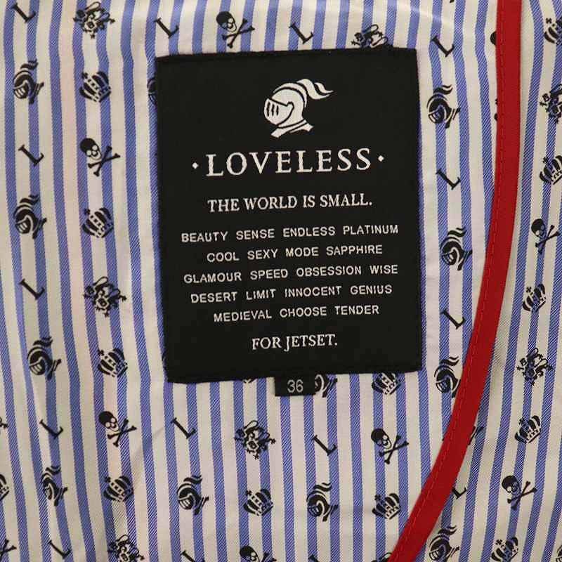 ラブレス LOVELESS テーラードジャケット ブレザー 36 黒