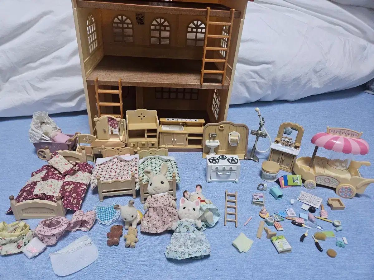 Sylvanian Families シルバニアファミリー 3 ステイハウス セット