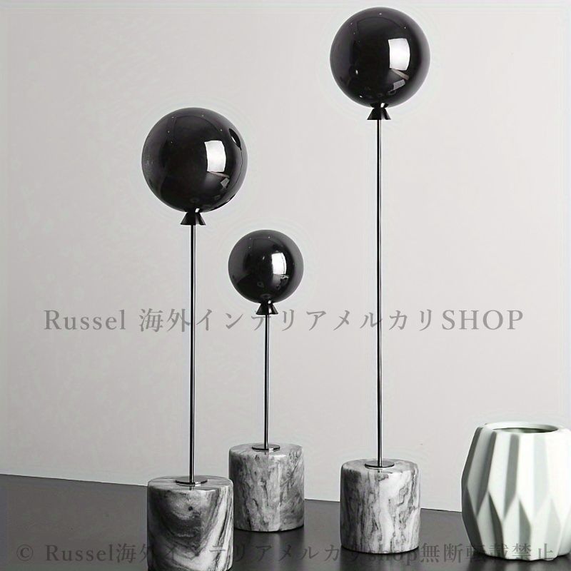 オブジェ モダン シンプル 球形 ラグジュアリー 大理石 おしゃれ