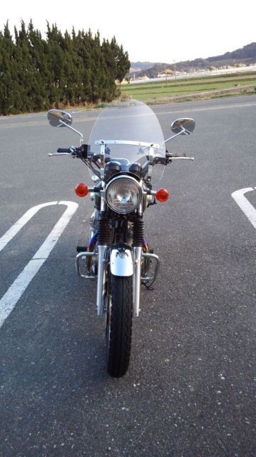 汎用ウインドスクリーン クリア ステー付き W800 ハーレー 風防 汎用