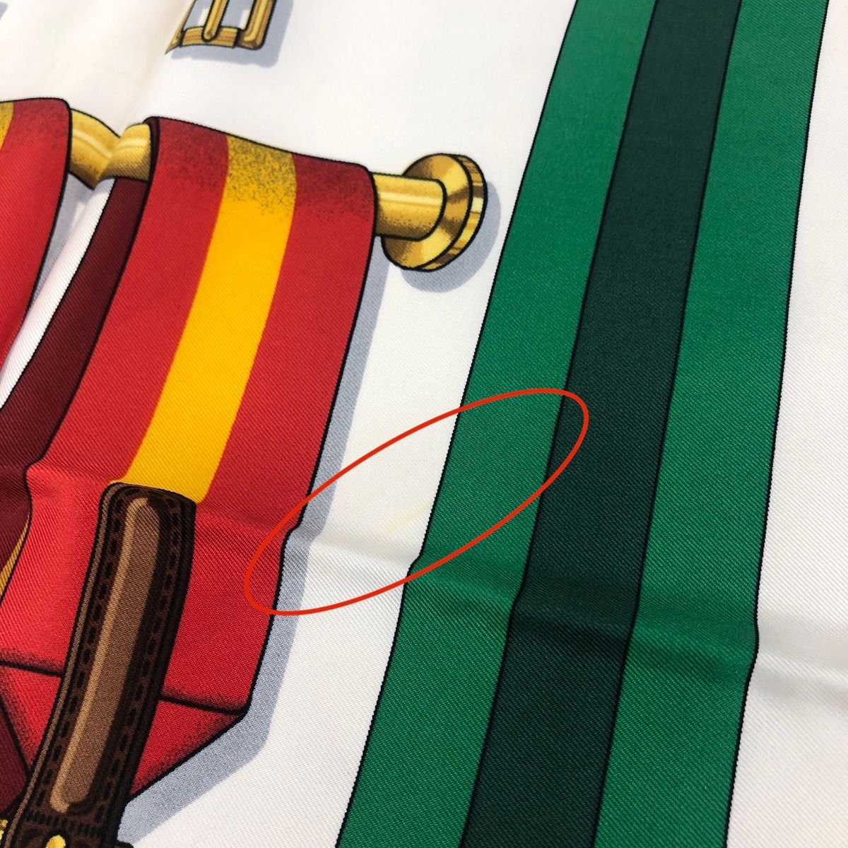 HERMES エルメス スカーフ カレ90/J'METZ /サスペンダー柄