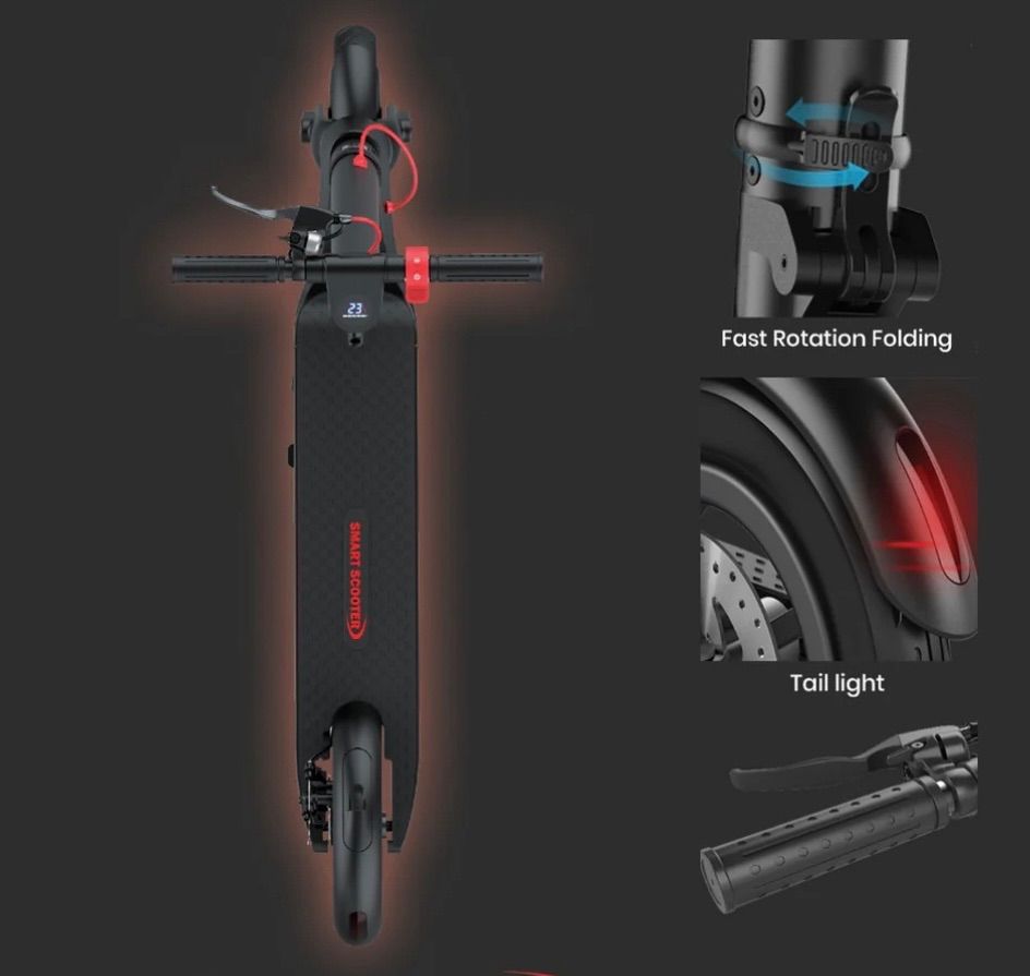 Electric Smart Scooter 電動スクーター スケーター リミッター解除可 バックミラー