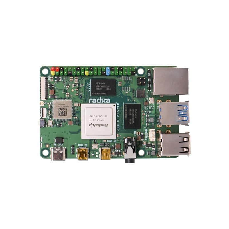 Okdo ROCK 4モデルC+ 4 GBシングルボードコンピュータ RS114CP-D4
