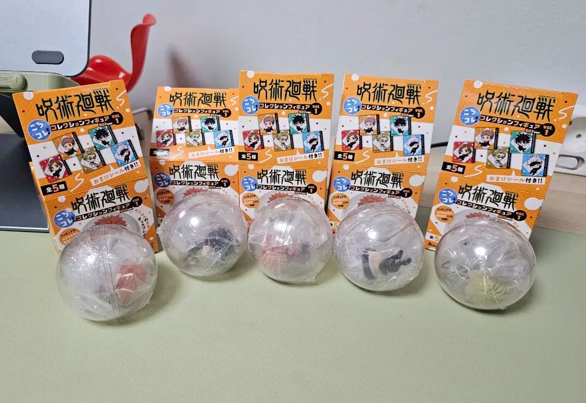 【雷市場（ポンジャン）商品韓国直送】 呪術廻戦 コロコレ 1 焦げた 5 種