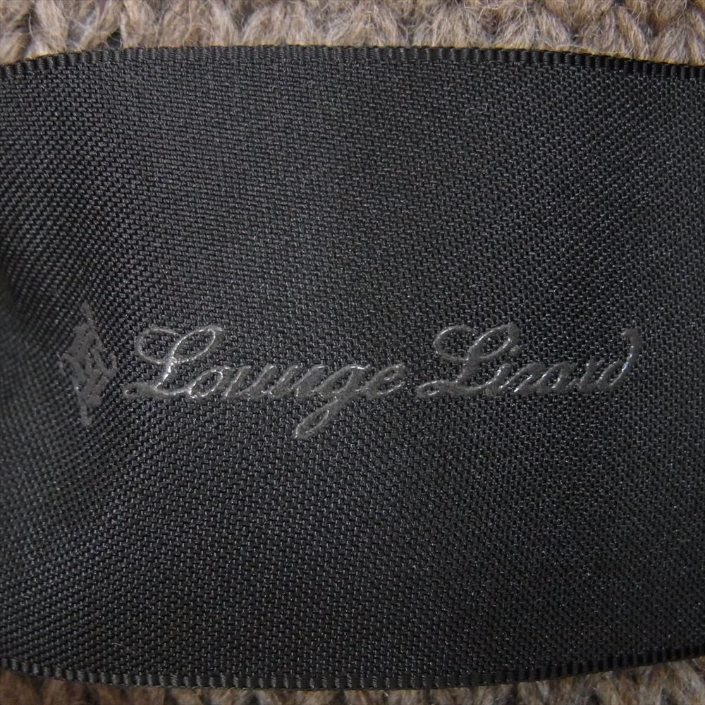 LOUNGE LIZARD ラウンジリザード ショールカラー ウール カーディガン