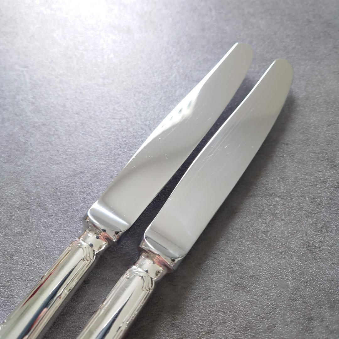 クリストフル　リュバン　テーブルナイフ　2本組 希少 クリストフル リュバン スタンダードナイフ 2点 - メルカリ