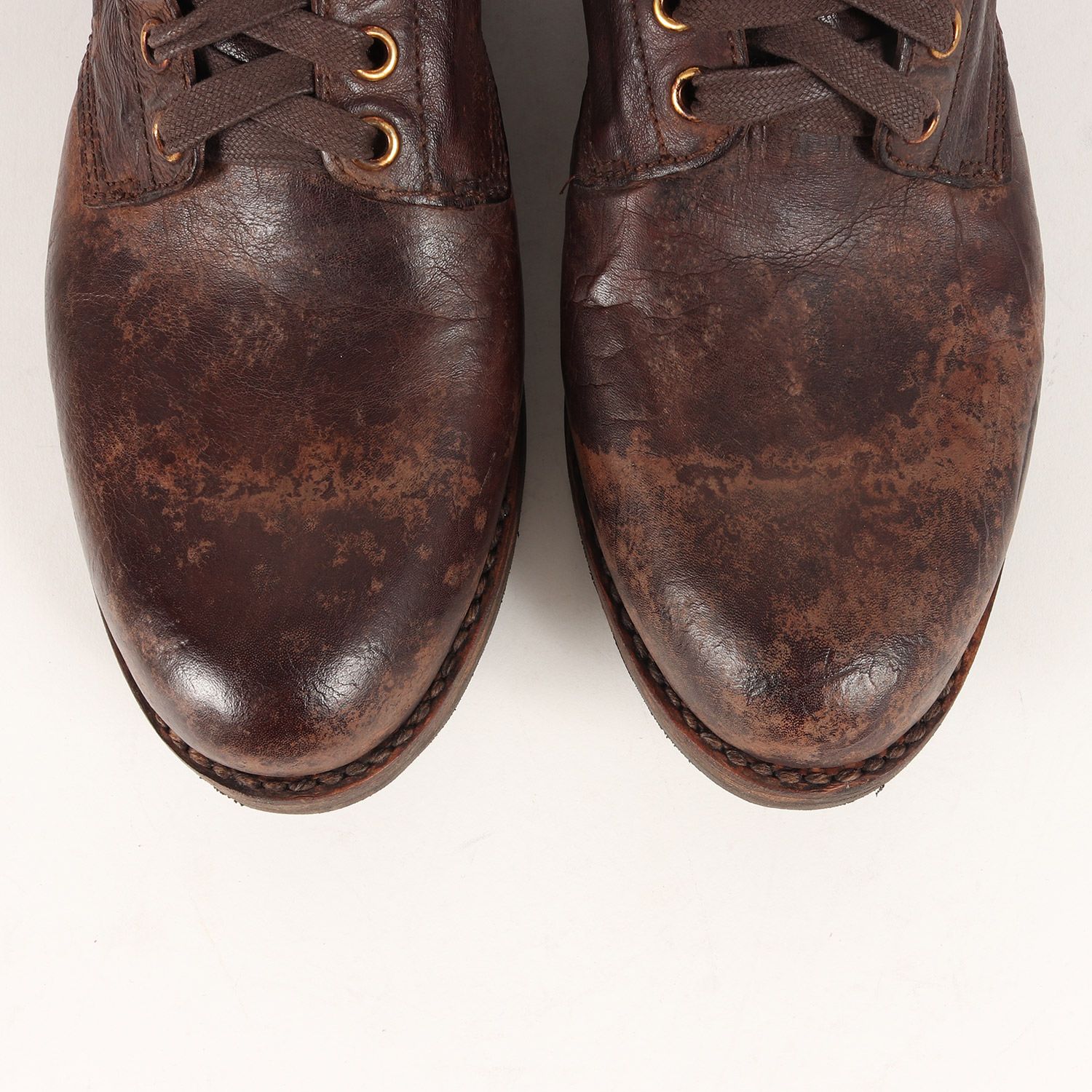 visvim ビズビム サイズ:27.5cm 22SS I.C.T BRIGADIER BOOTS MID ブリガディア ブーツ ミッド 泥染め レザー ブーツ ダークブラウン US9.5 シューズ 靴 ブランド【メンズ】 新品 visvim ビズビム サイズ:27.5cm 22SS I.C.T BRIGADIER BOOTS MID