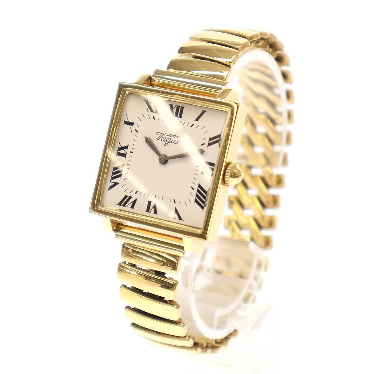 VAGUE WATCH CO. ヴァーグウォッチ CARRÉ Extension 腕時計 ゴールド 