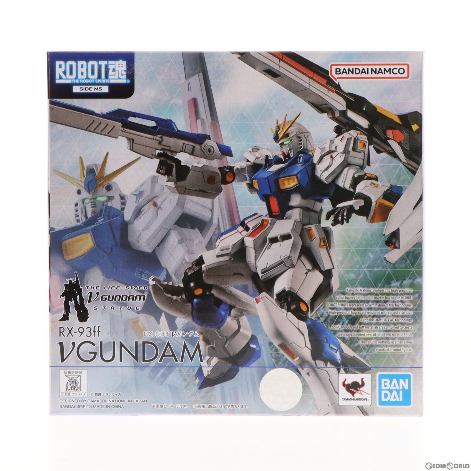 BANDAI - ROBOT魂＜SIDE MS＞ RX-93 νガンダム 「機動戦士ガンダム 逆襲のシャア」 BANDAI バンダイ フィギュア ROBOT魂＜SIDE MS＞ RX-93 νガンダム 「機動戦士ガンダム 逆襲の