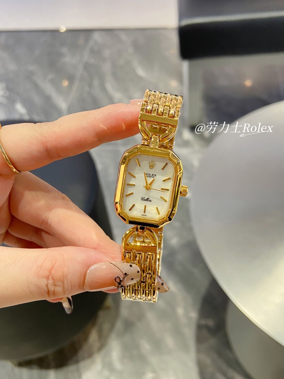 今日特価】Rolex ロレックス 新発売スモールスクエア 25mm 精巧