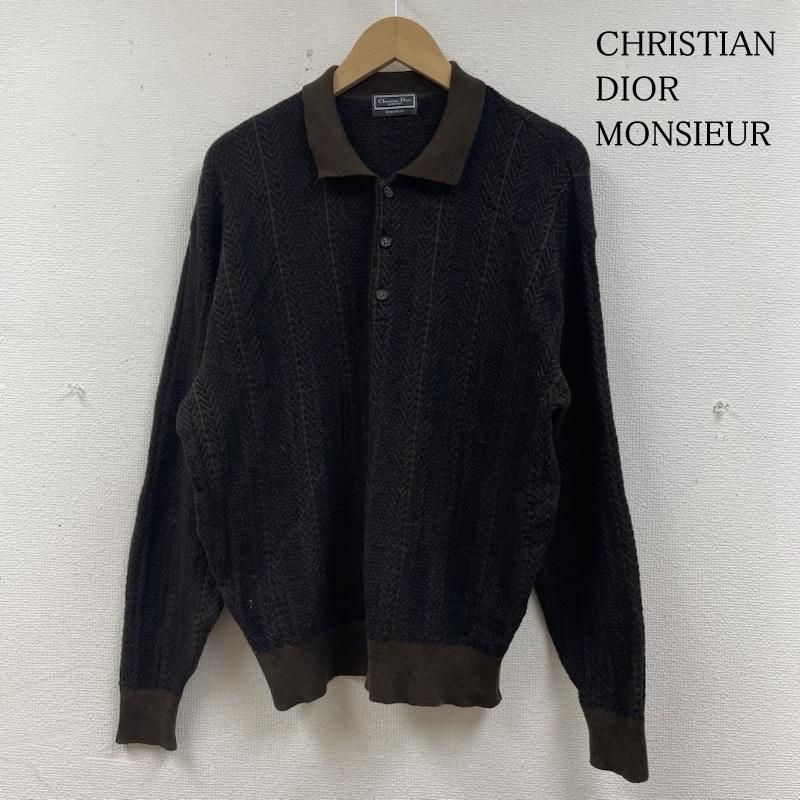Christian Dior Monsieur ニットポロシャツ Christian Dior クリスチャンディオール ニット、セーター 長袖