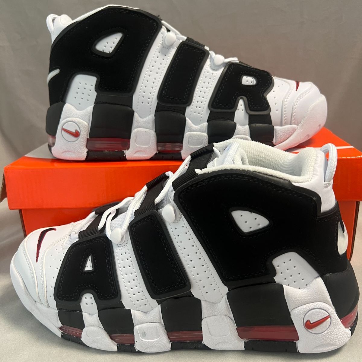 NIKE (ナイキ) AIR MORE UPTEMPO 96 エア モア アップテンポ モアテン ハイカットスニーカー レッド