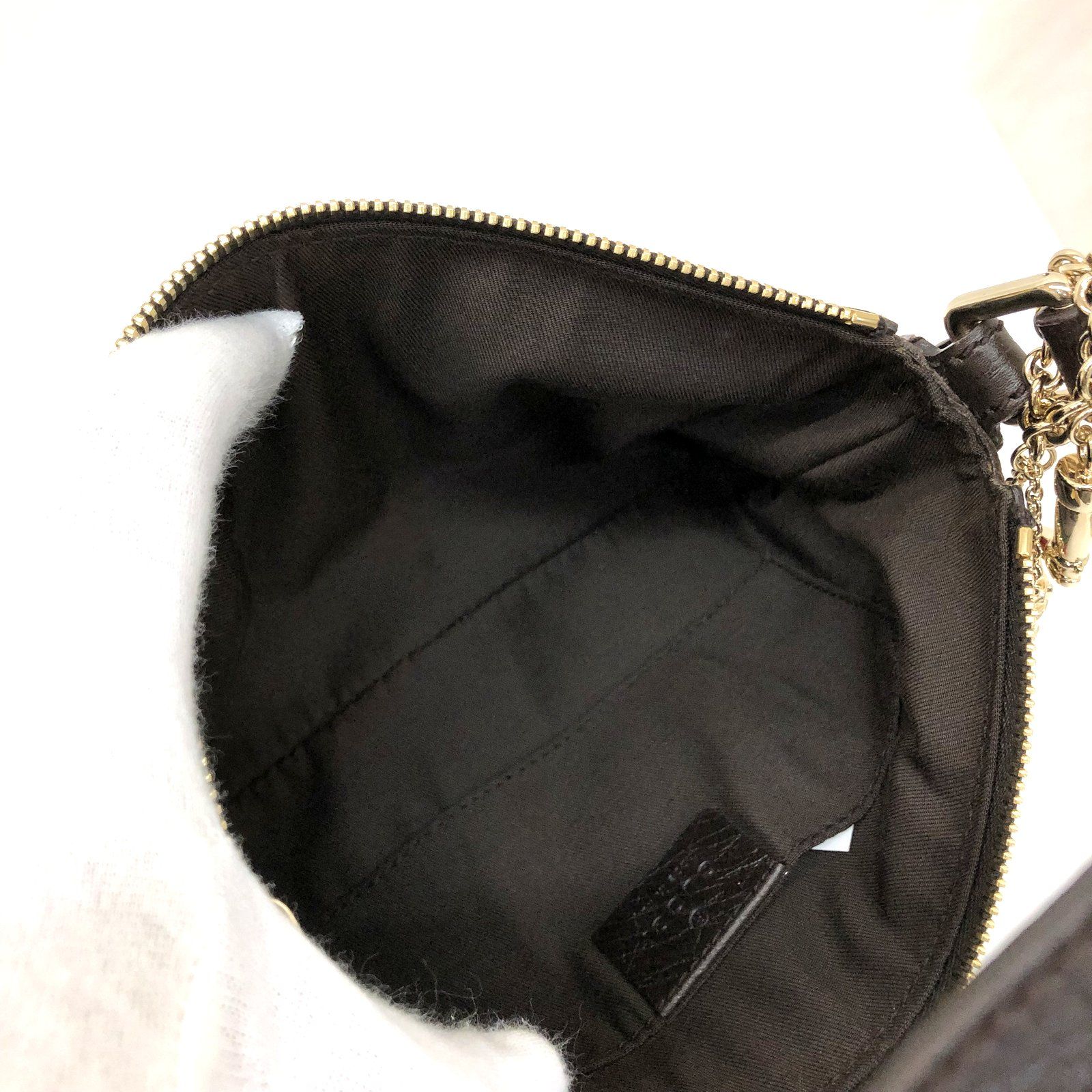 GUCCI アクセサリーポーチ　ハンドバッグ　シェリー　グッチ GUCCI グッチ アクセサリーポーチ ハンドポーチ シェリーライン