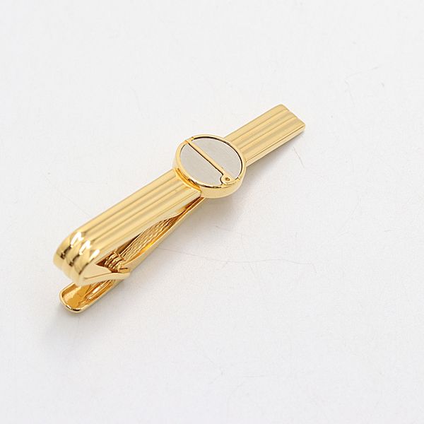箱付 良品 ダンヒル ネクタイピン カフスセット ゴールドカラー