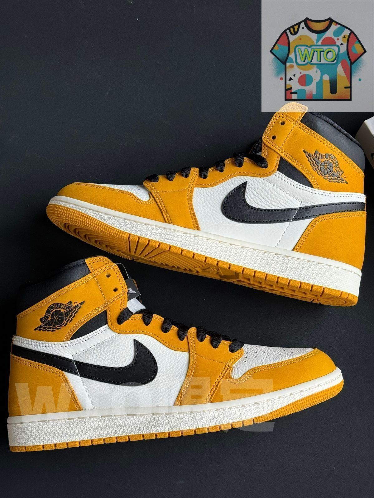 NIKEジョーダン1ハイ28.5イエロー未使用未着 NIKEジョーダン1ハイ28.5イエロー未使用未着 未使用 Nike Air