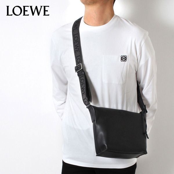 24SSモデル ロエベ LOEWE メンズ CUBI CROSSBODY SMALL キュービィ ...