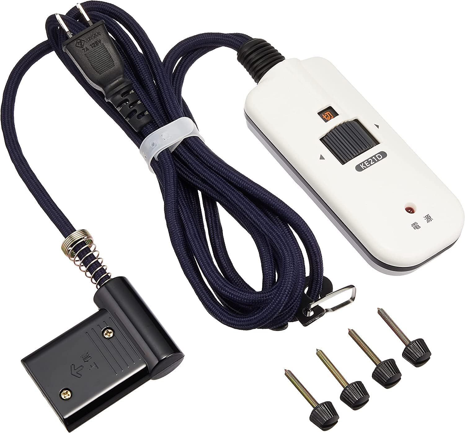 数量 手元温度コントロール式 U字型石英管ヒーター ファン付き 薄型設計 取替えヒーター 簡単取付 ヒーター こたつ MSU-601E DKB メトロ電気工業