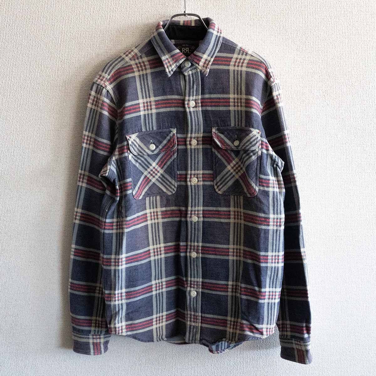 RRL ヘビーネル ワークシャツ S ダブルアールエル 25040552