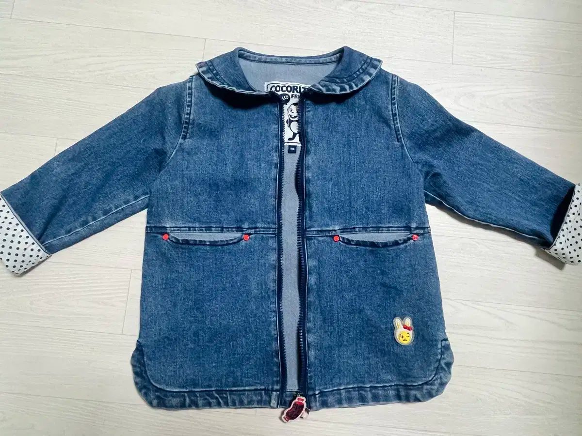 幼児服 デニムジャケット オーバーコート 110