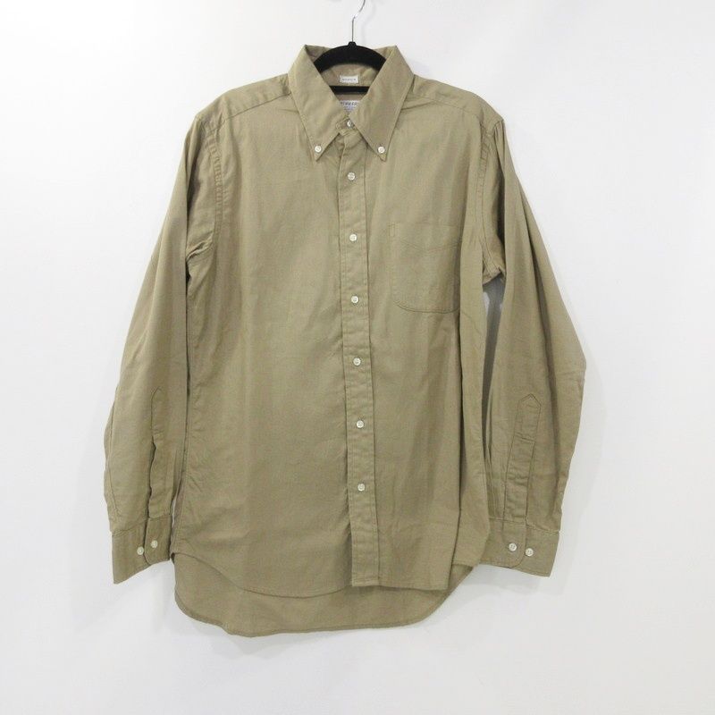 姫路東店 WORKERS | ワーカーズ 長袖シャツ Modified Wide Spread Pique サイズ 15 ベージュ 101
