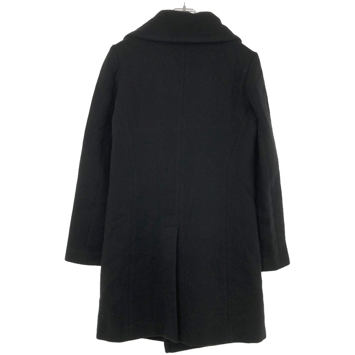 希少美品Limi feu リミフゥ 変形黒ウールコート(サンプル品) リミフゥLIMI feu 2WAYスリーブ変形ニットコート 黒S (K-113953