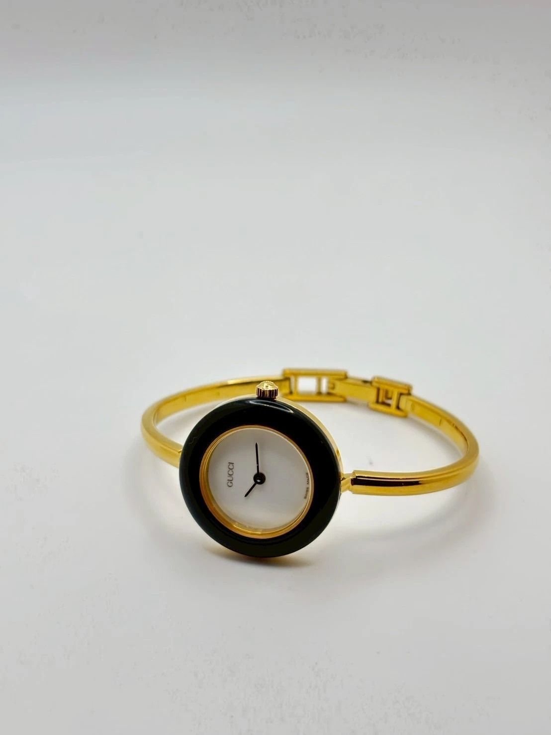 グッチ GUCCI チェンジベゼル 11/12 レディース 腕時計 ゴールド 金