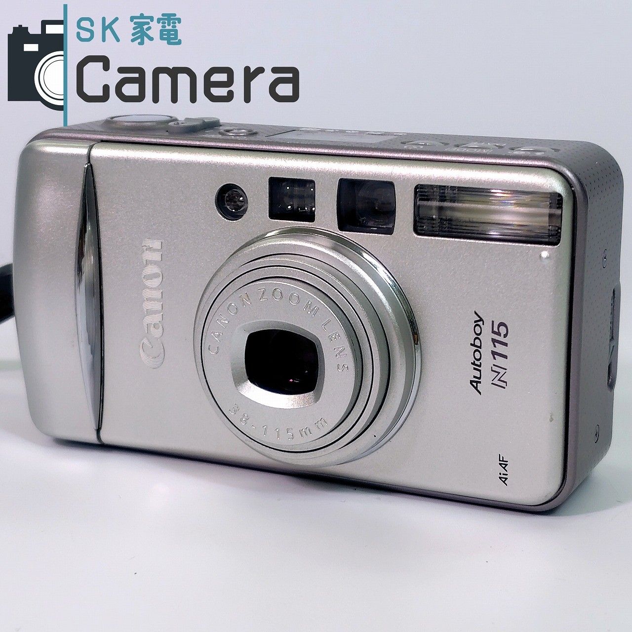 【動作確認済】 Canon Autoboy N 115 F1113-15v p Canon Autoboy N115 キャノン オートボーイ コンパクトフィルムカメラ
