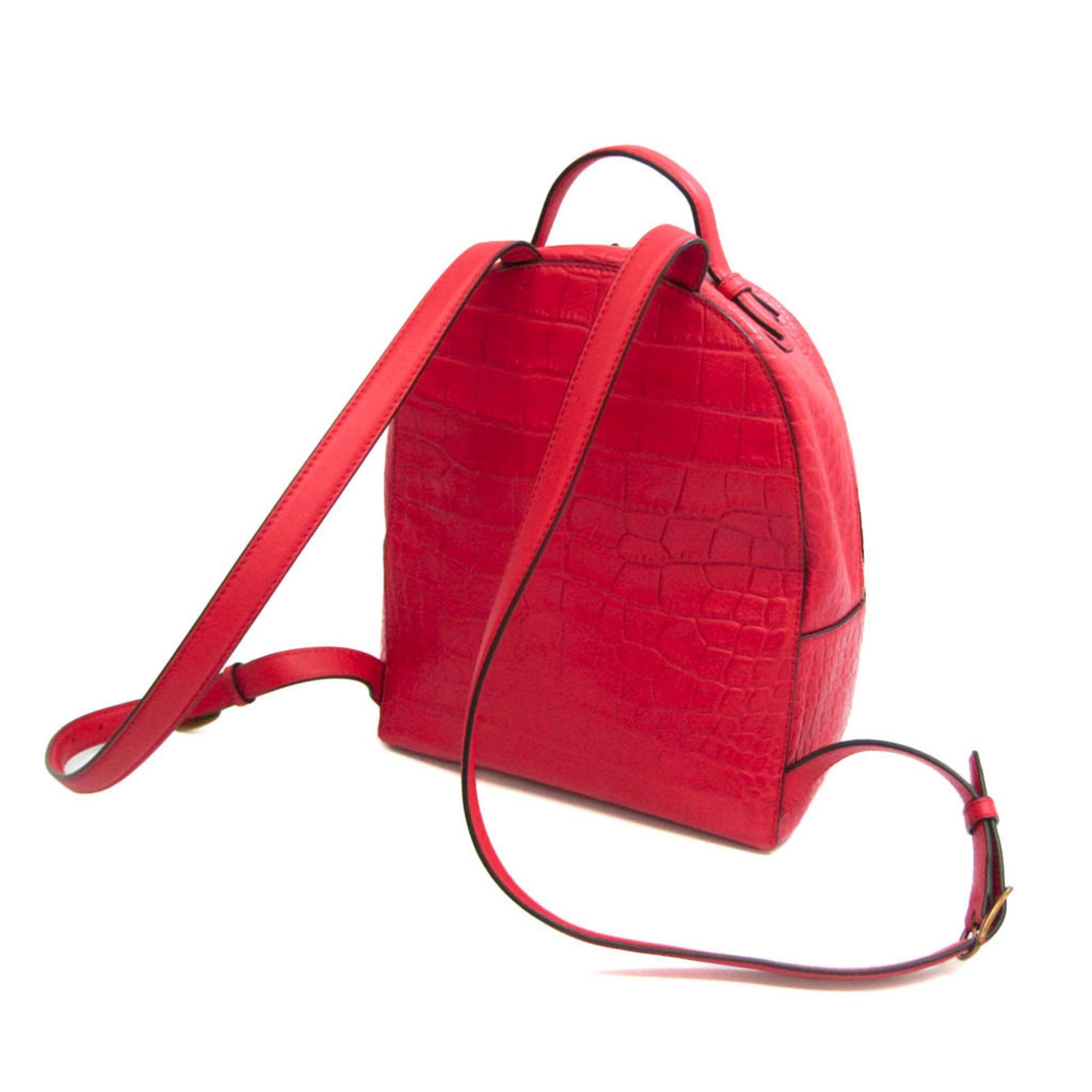 超美品✨TORY BURCH トリーバーチ　リュック　バックパック　赤系　レザー レッド（赤）系 Tory Burch(トリーバーチ) バックパック